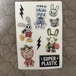 Superplastic stickers